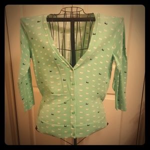 Merona printed cardigan